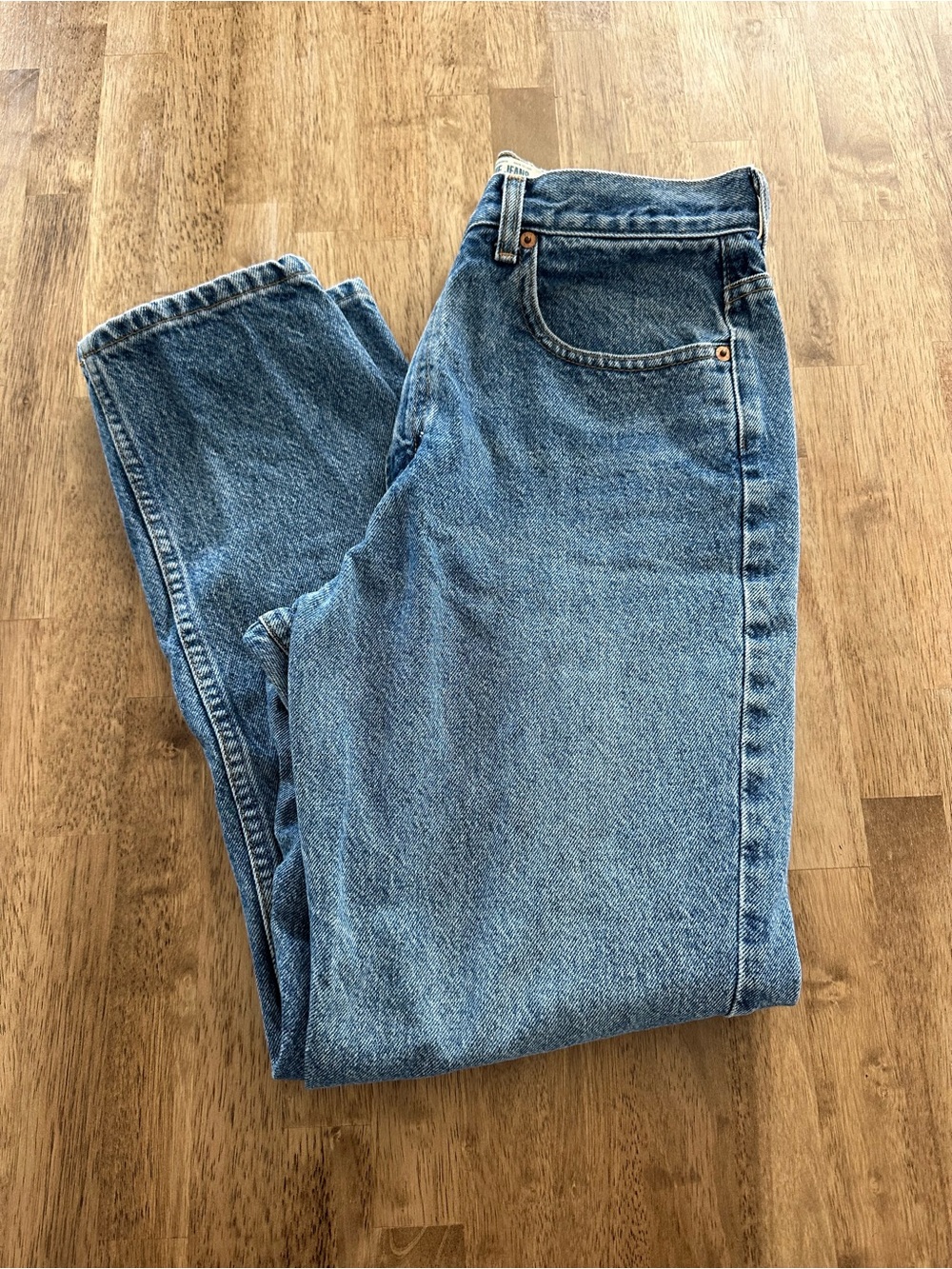 Vintage 2001 GAP Women’s Medium Blue 100% Cotton Denim Classic Fit Ankle Jeans